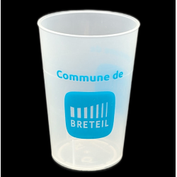 Gobelet personnalisable 25/28cl Demi Eco-gobelets