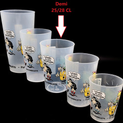 Gobelet personnalisable 25/28cl Demi Eco-gobelets