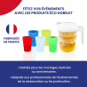 10 PICHETS 1L GRADUÉS REUTILISABLES Eco-gobelets