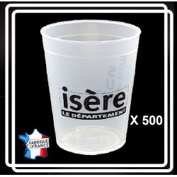500 GOBELETS 33 CL PERSONNALISABLES Eco-gobelets