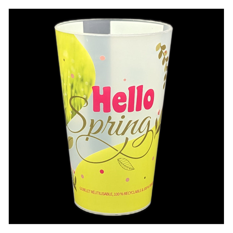 Gobelet personnalisable 25/33cl Demi Eco-gobelets
